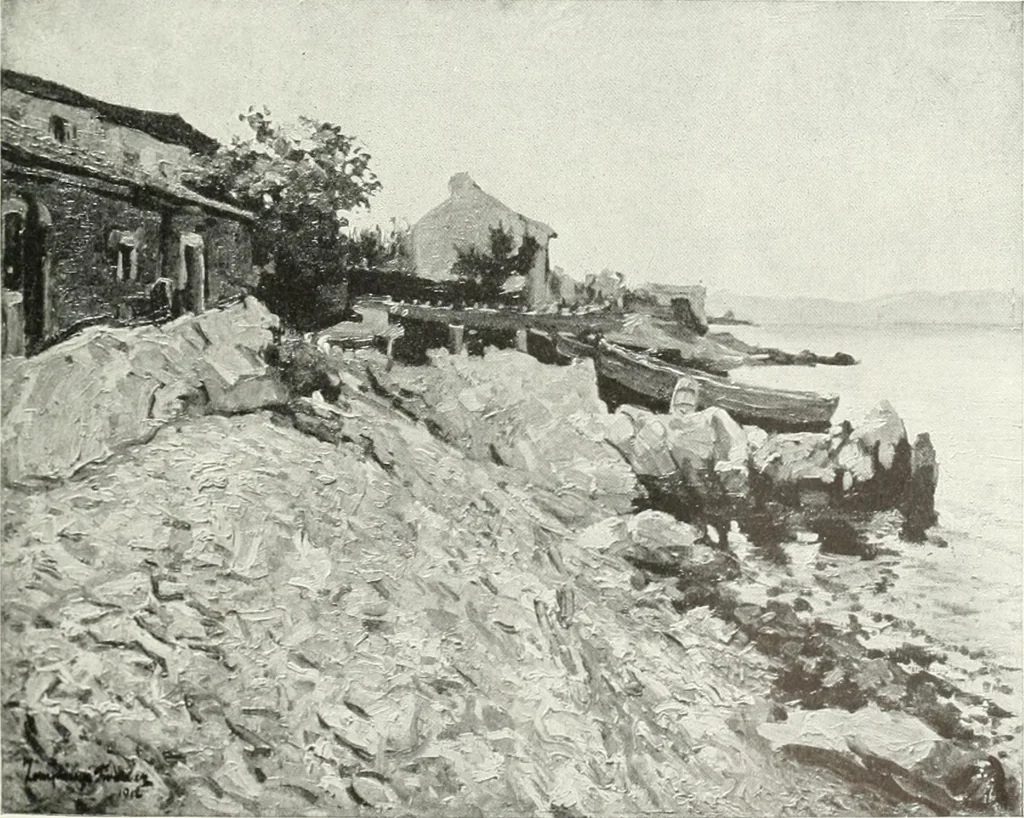 An illustration from Studio international, 1893, leaf 158