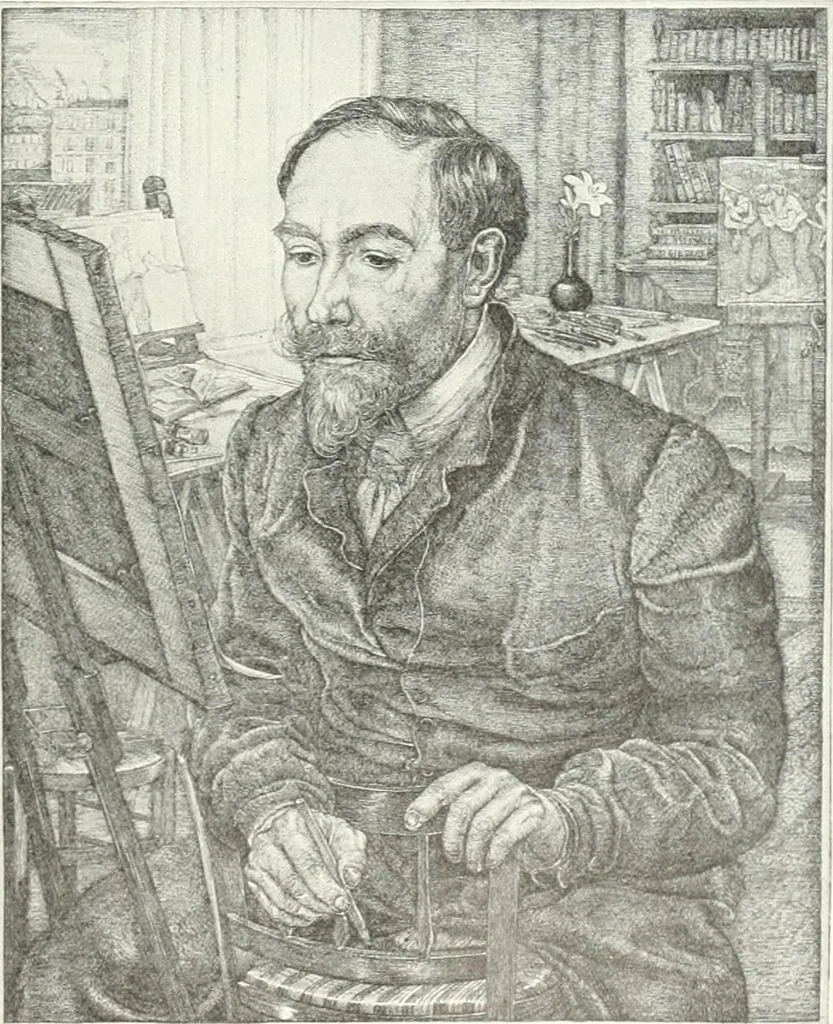 An illustration from Studio international, 1893, leaf 166