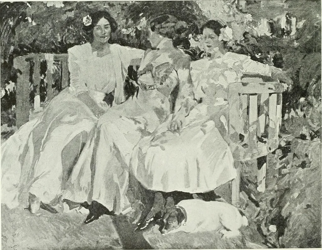 An illustration from Studio international, 1893, leaf 173