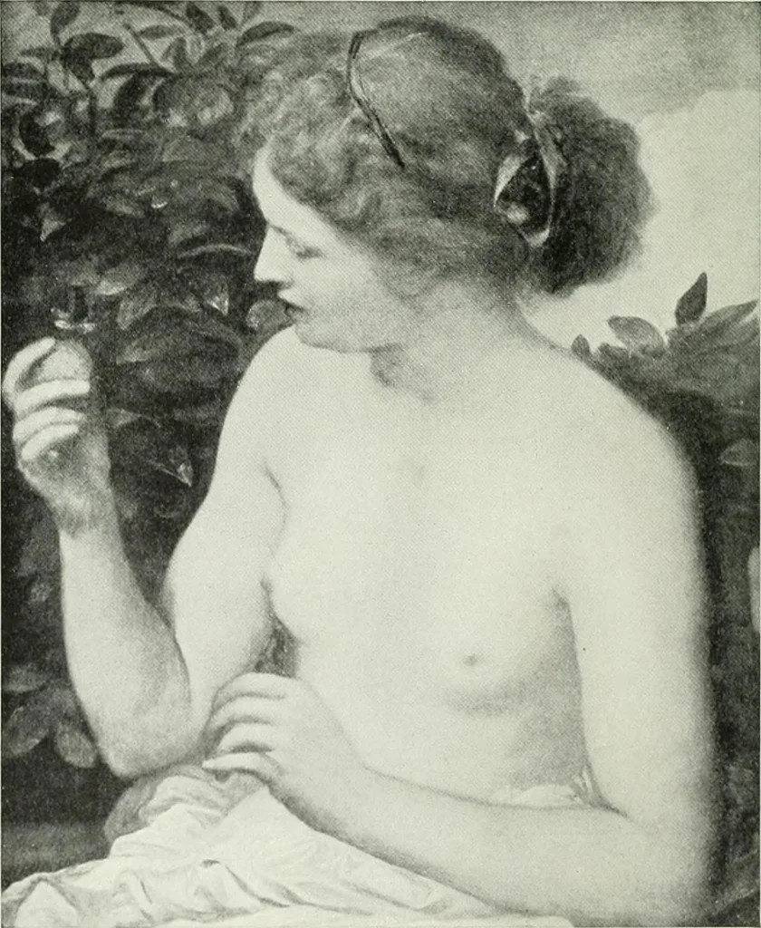 An illustration from Studio international, 1893, leaf 217