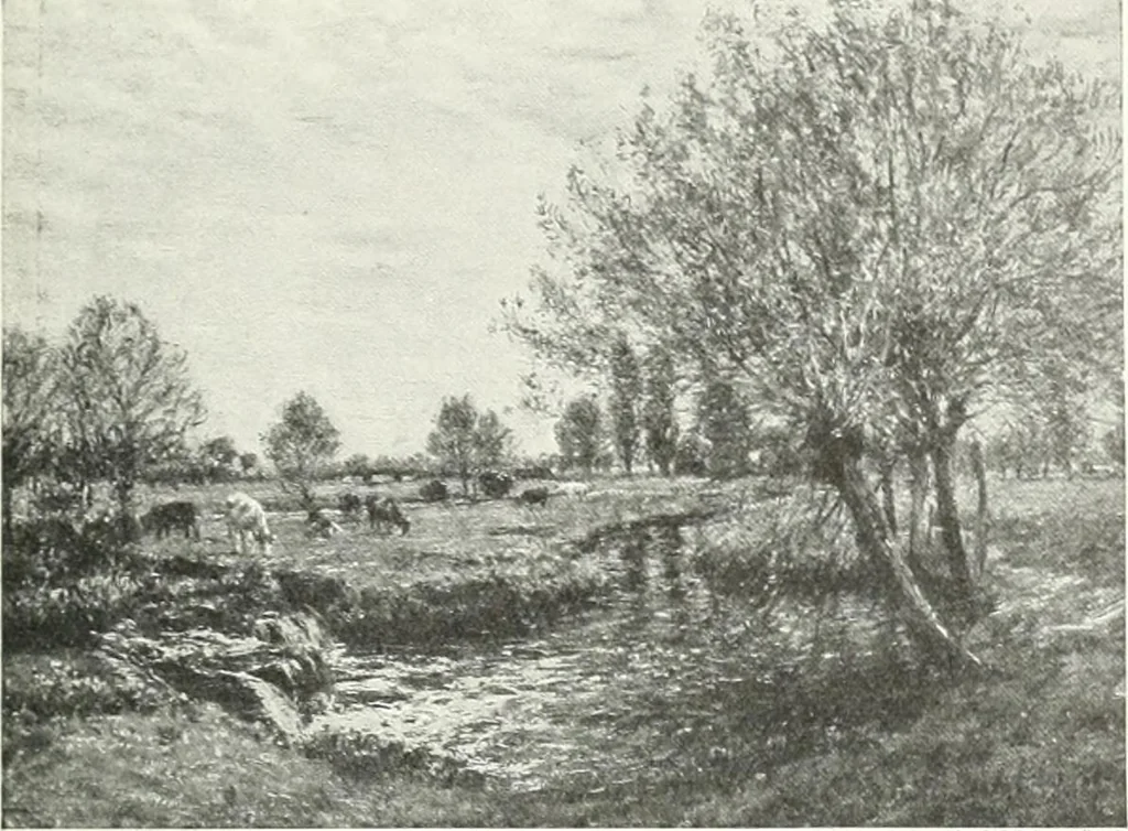 An illustration from Studio international, 1893, leaf 220