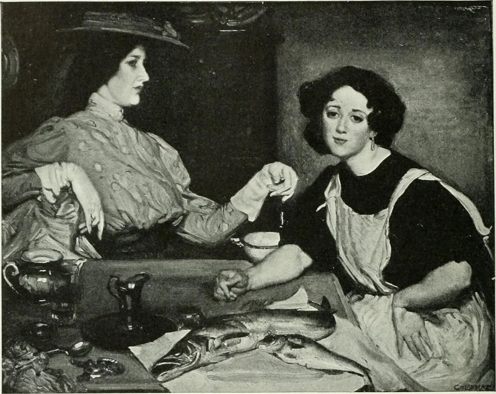 An illustration from Studio international, 1893, leaf 221