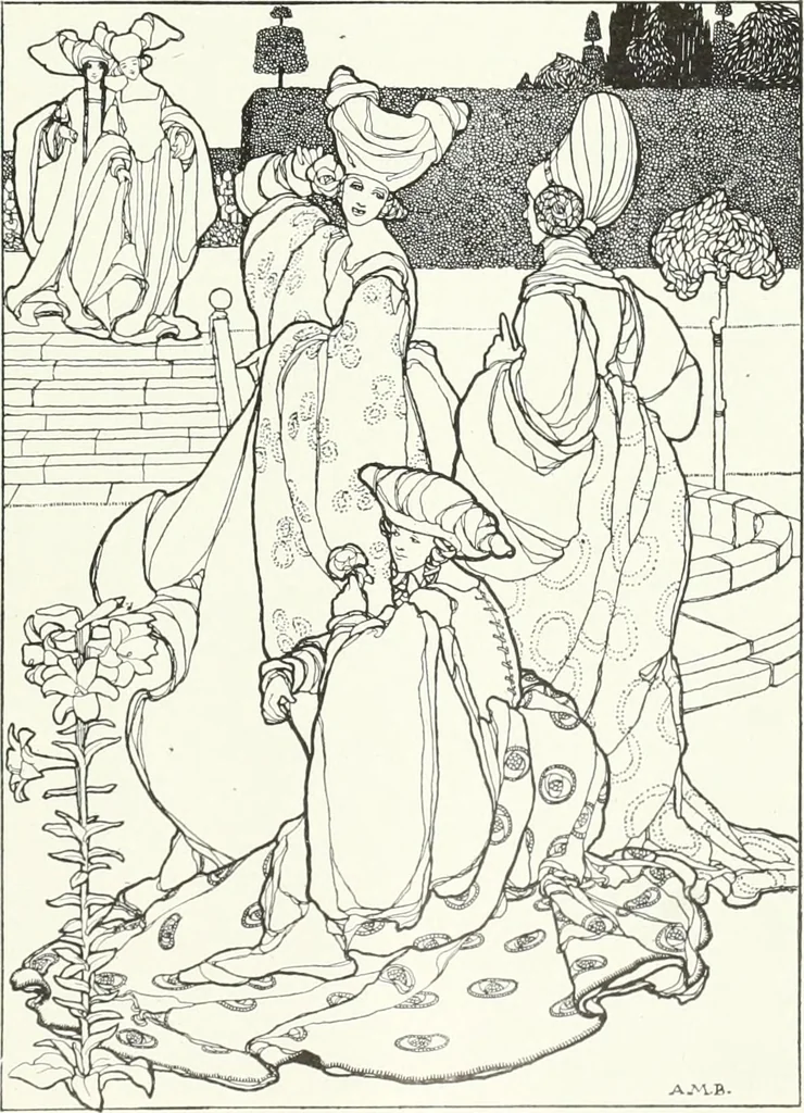 An illustration from Studio international, 1893, leaf 222