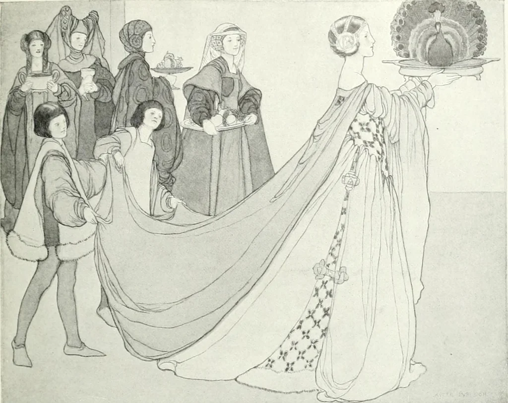 An illustration from Studio international, 1893, leaf 224