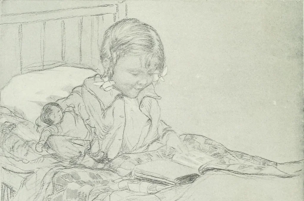 An illustration from Studio international, 1893, leaf 225