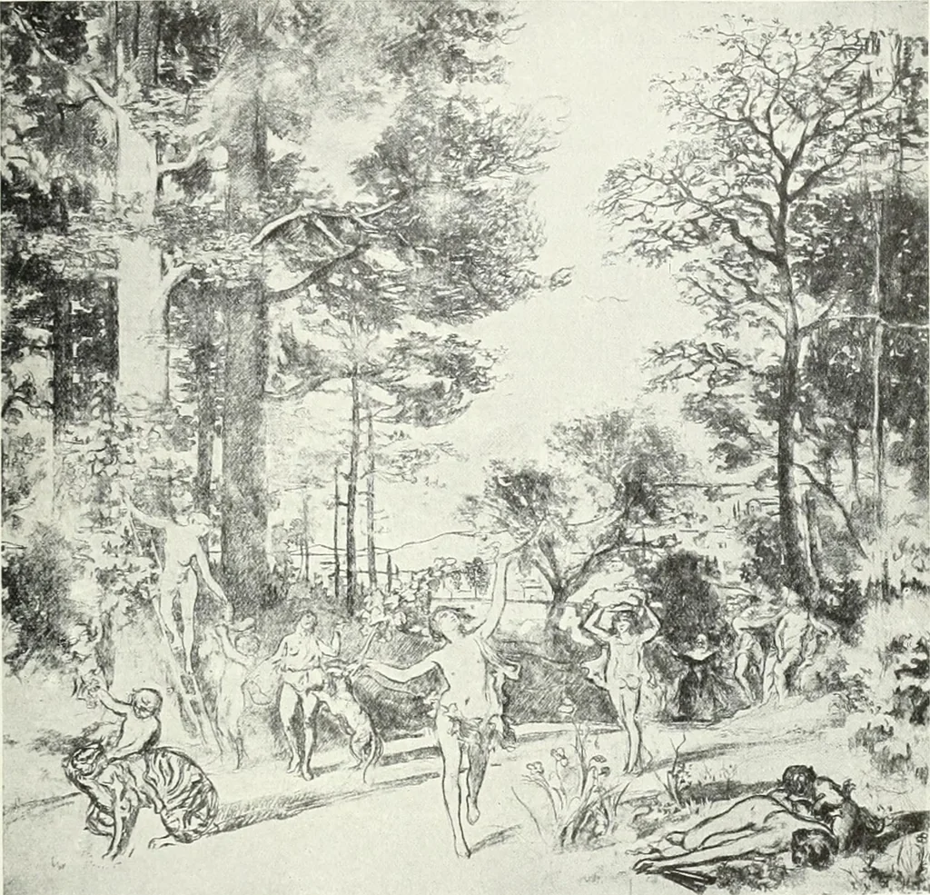 An illustration from Studio international, 1893, leaf 238