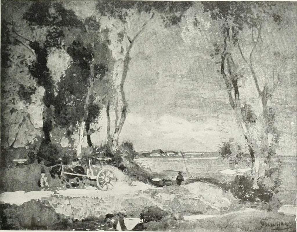 An illustration from Studio international, 1893, leaf 268