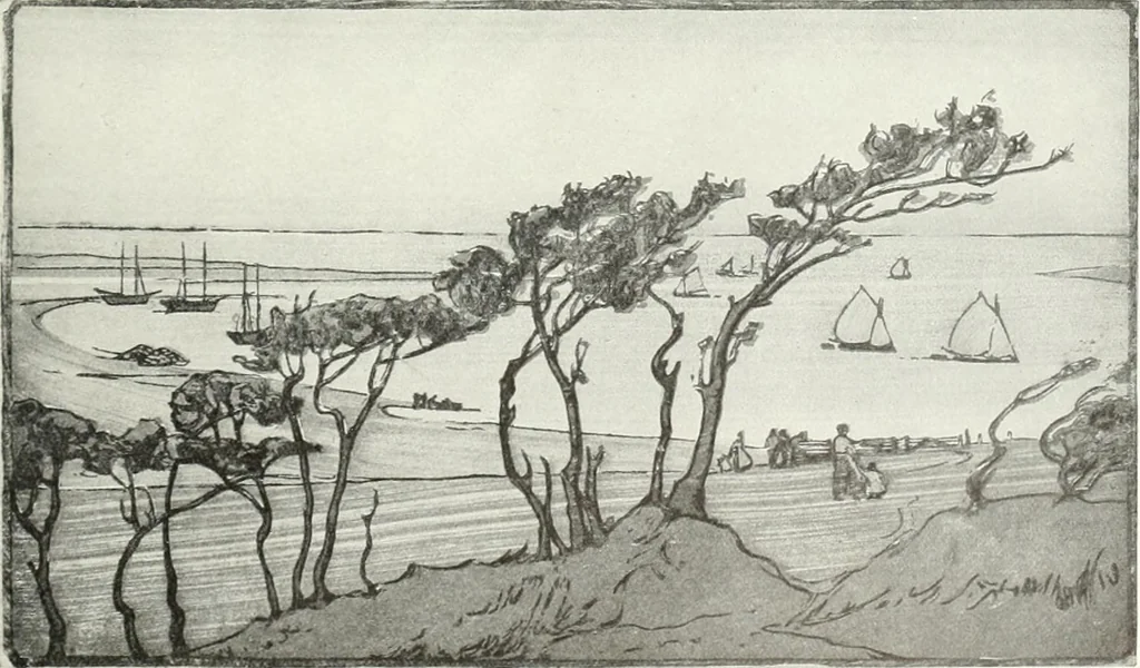 An illustration from Studio international, 1893, leaf 302