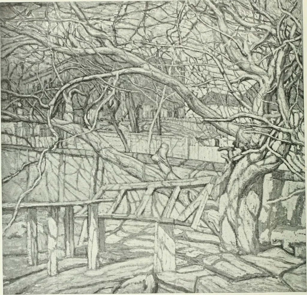 An illustration from Studio international, 1893, leaf 331
