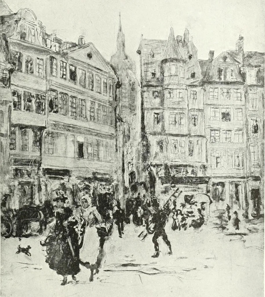 An illustration from Studio international, 1893, leaf 342