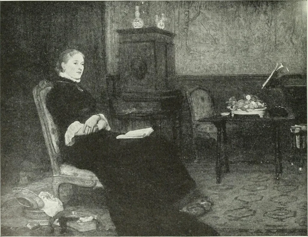 An illustration from Studio international, 1893, leaf 73