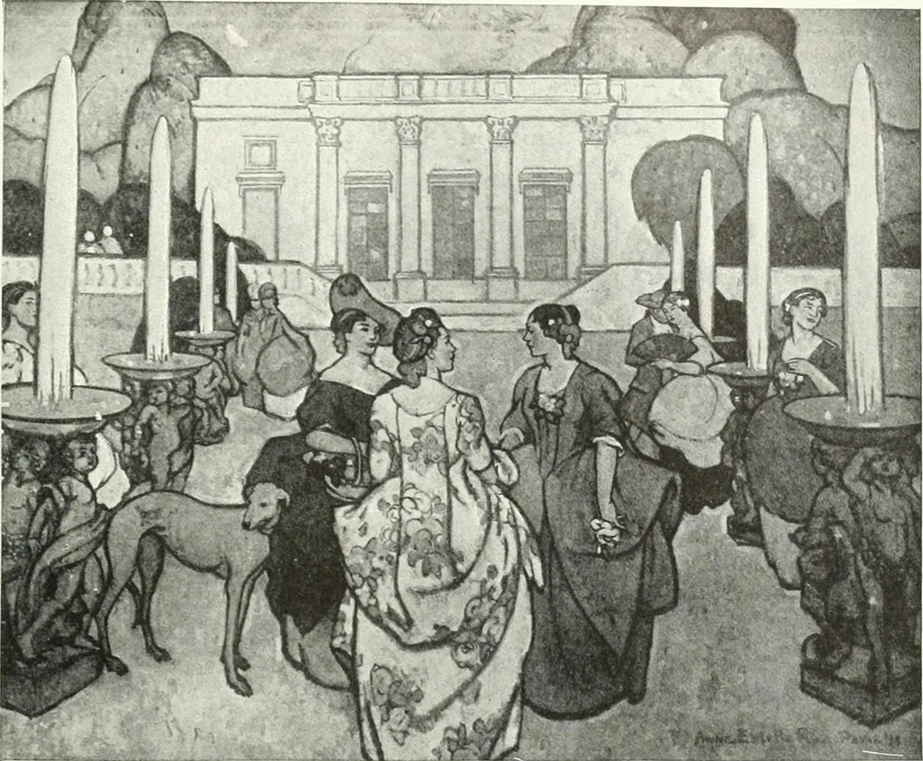An illustration from Studio international, 1893, leaf 78