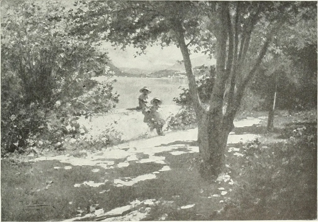An illustration from Studio international, 1893, leaf 98