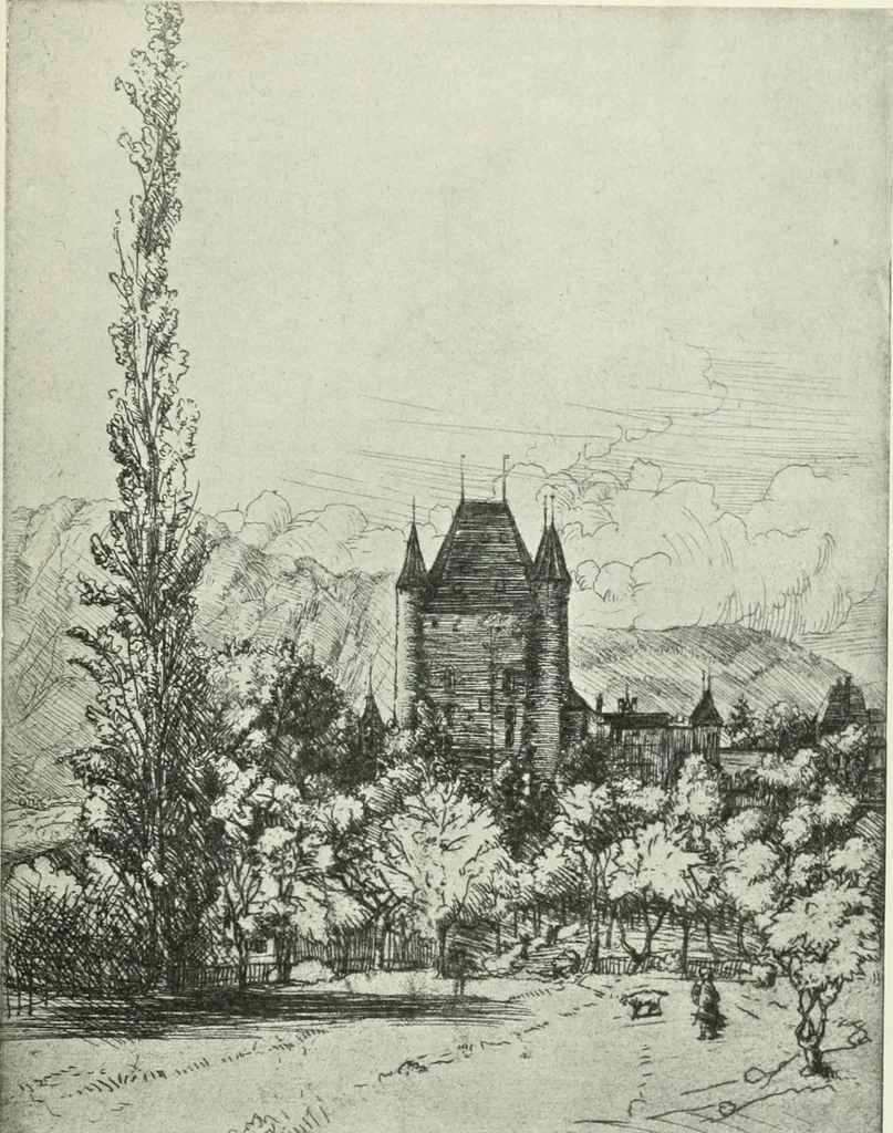 An illustration from Studio international, 1893, leaf 134