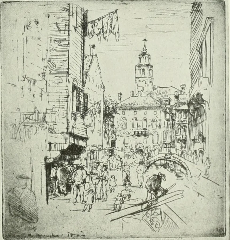 An illustration from Studio international, 1893, leaf 136