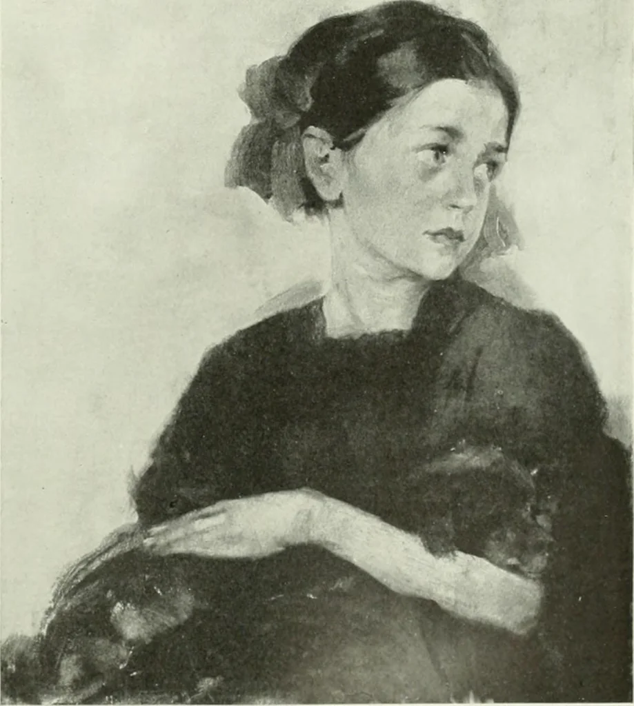 An illustration from Studio international, 1893, leaf 166