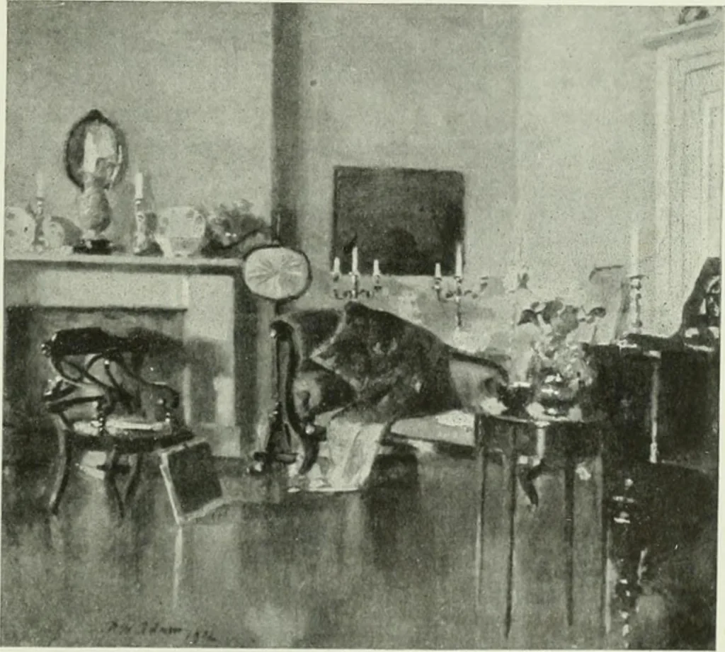 An illustration from Studio international, 1893, leaf 182