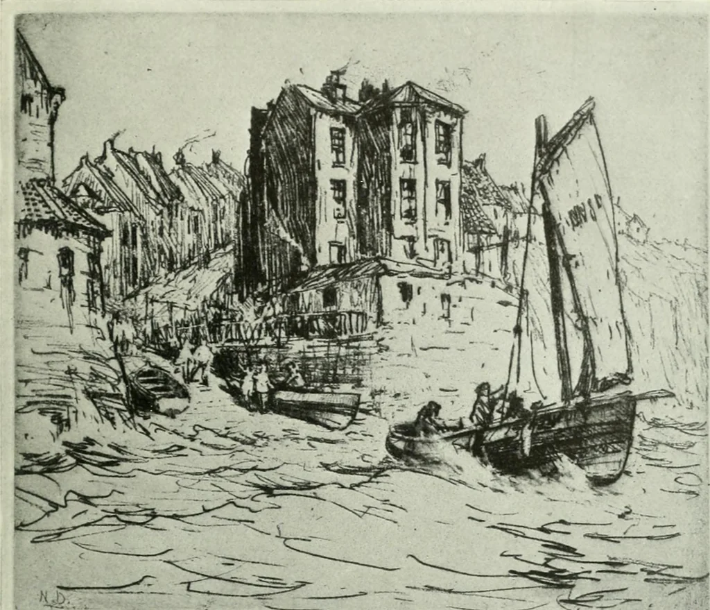An illustration from Studio international, 1893, leaf 202