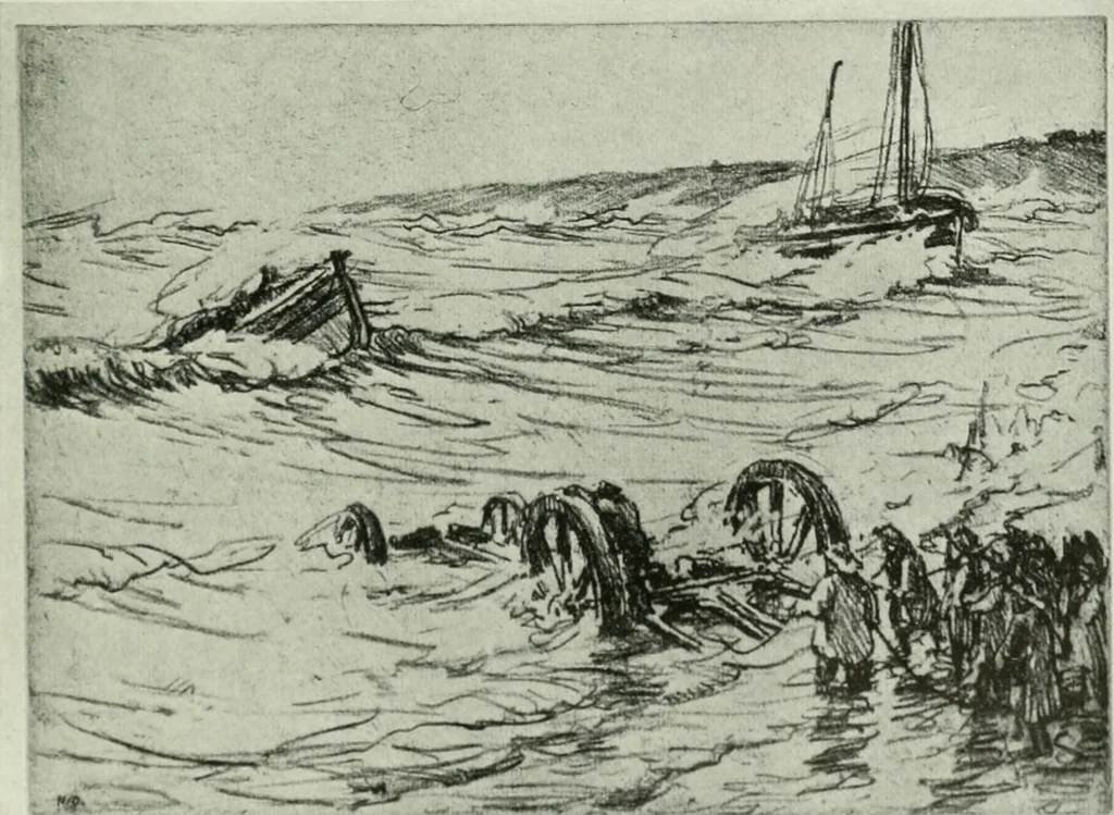 An illustration from Studio international, 1893, leaf 206