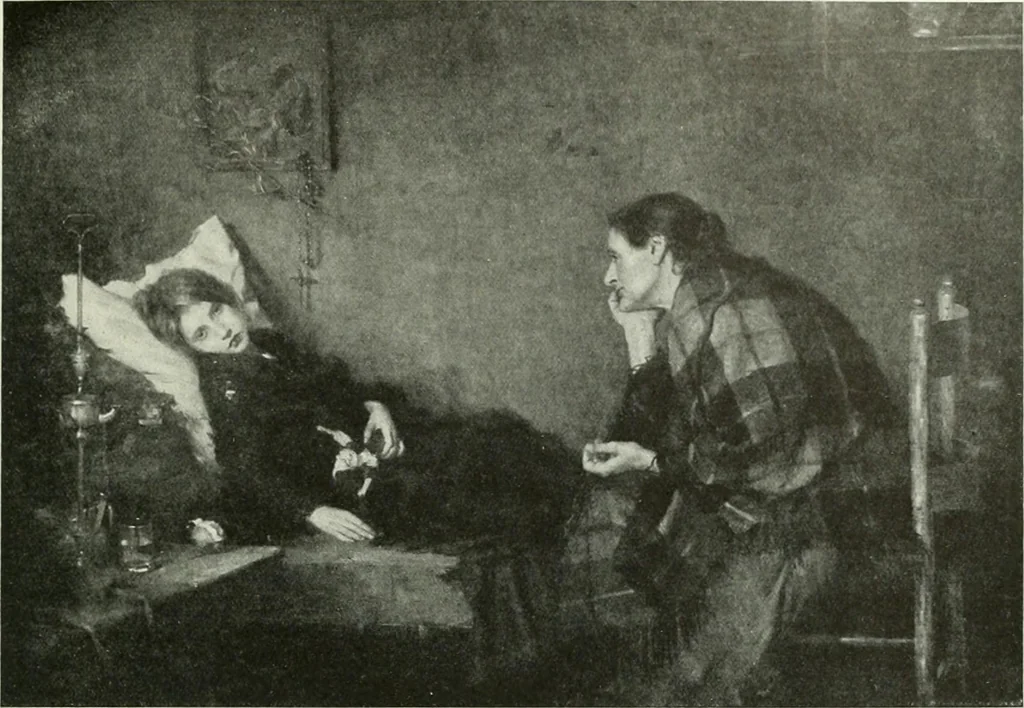 An illustration from Studio international, 1893, leaf 250