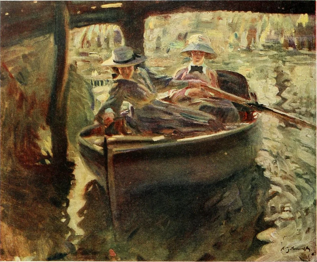 An illustration from Studio international, 1893, leaf 261