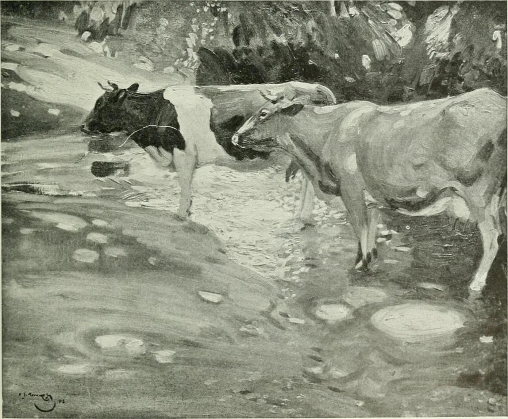An illustration from Studio international, 1893, leaf 266