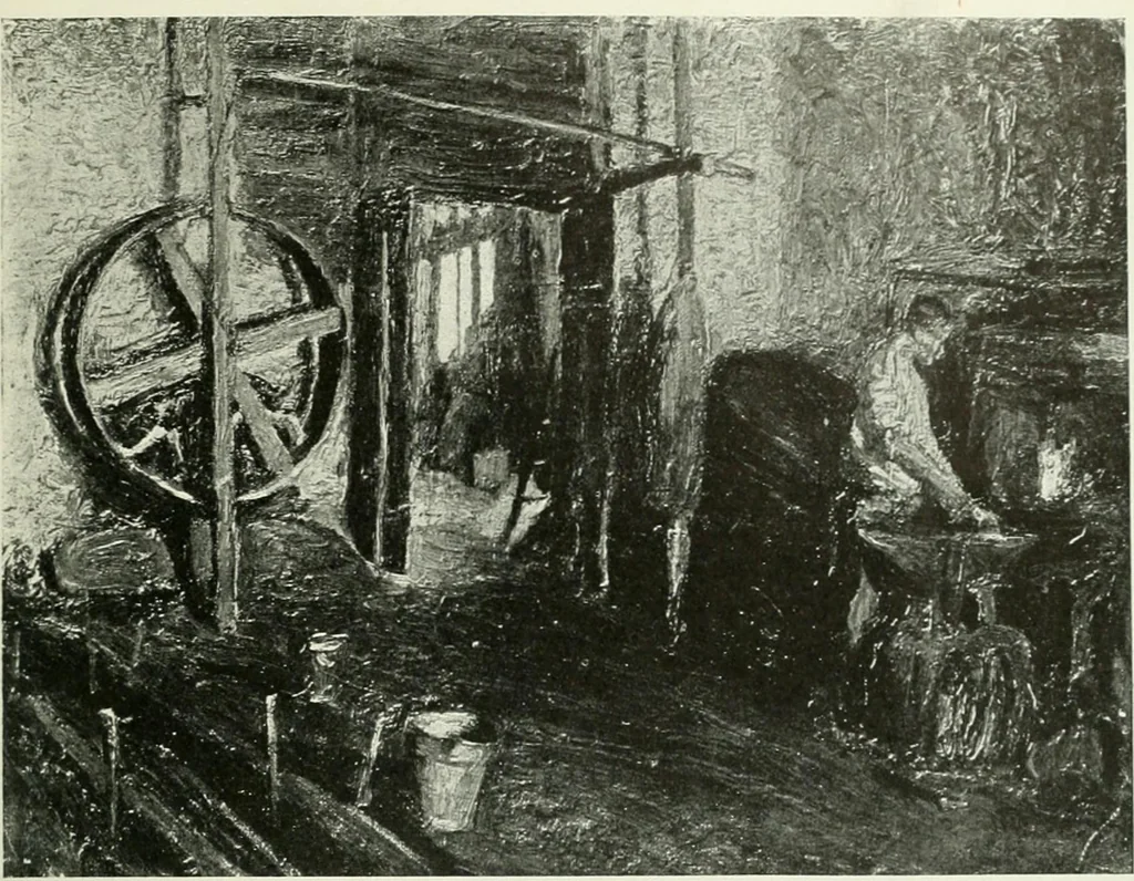 An illustration from Studio international, 1893, leaf 276