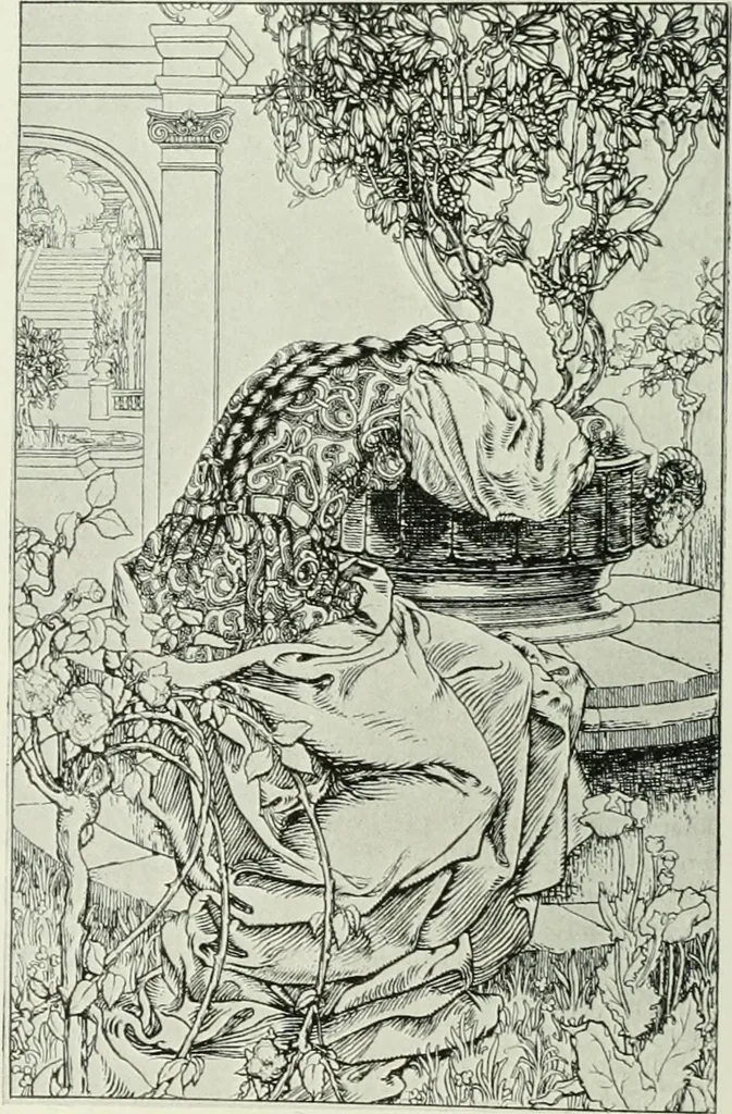 An illustration from Studio international, 1893, leaf 297