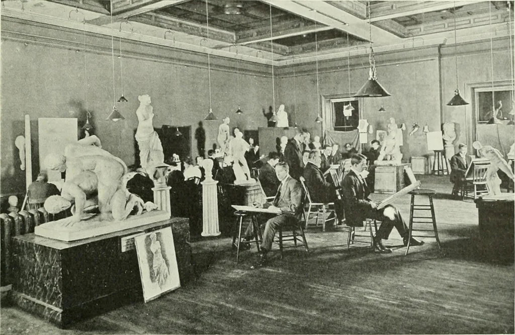 An illustration from Studio international, 1893, leaf 340