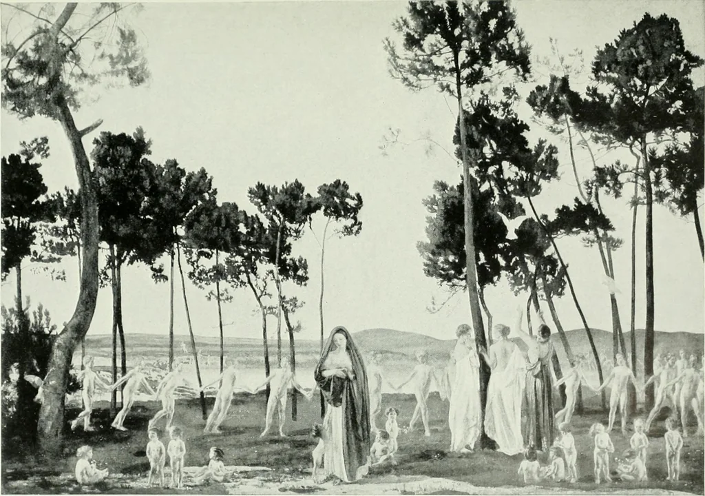 An illustration from Studio international, 1893, leaf 36