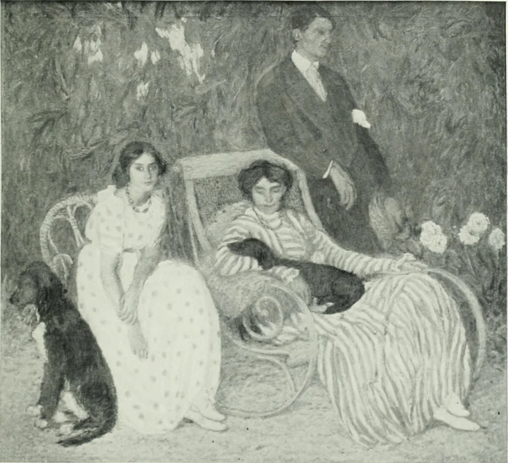 An illustration from Studio international, 1893, leaf 46