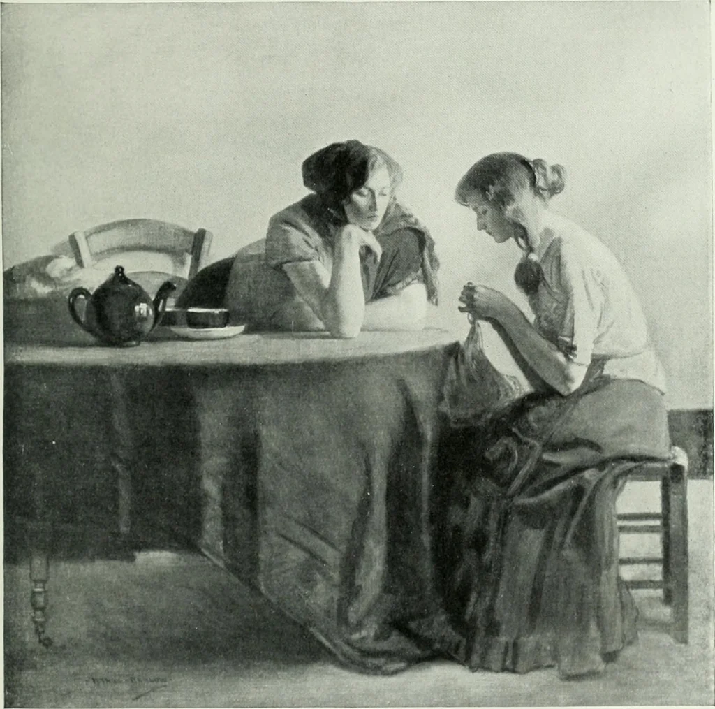 An illustration from Studio international, 1893, leaf 50