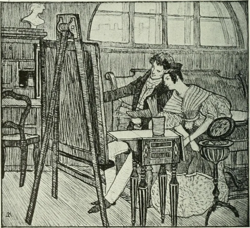 An illustration from Studio international, 1893, leaf 87