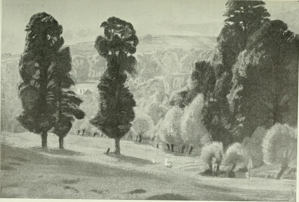 An illustration from Studio international, 1893, leaf 96