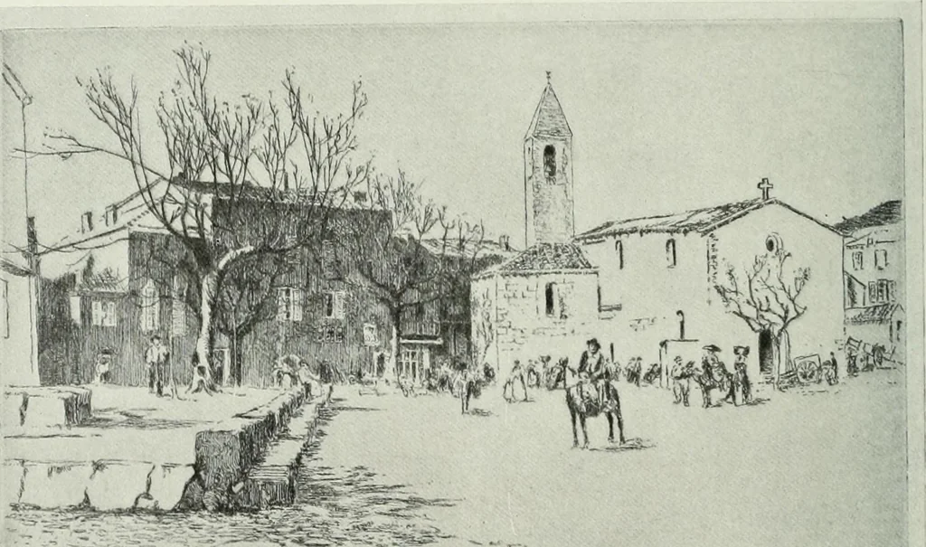 An illustration from Studio international, 1893, leaf 107