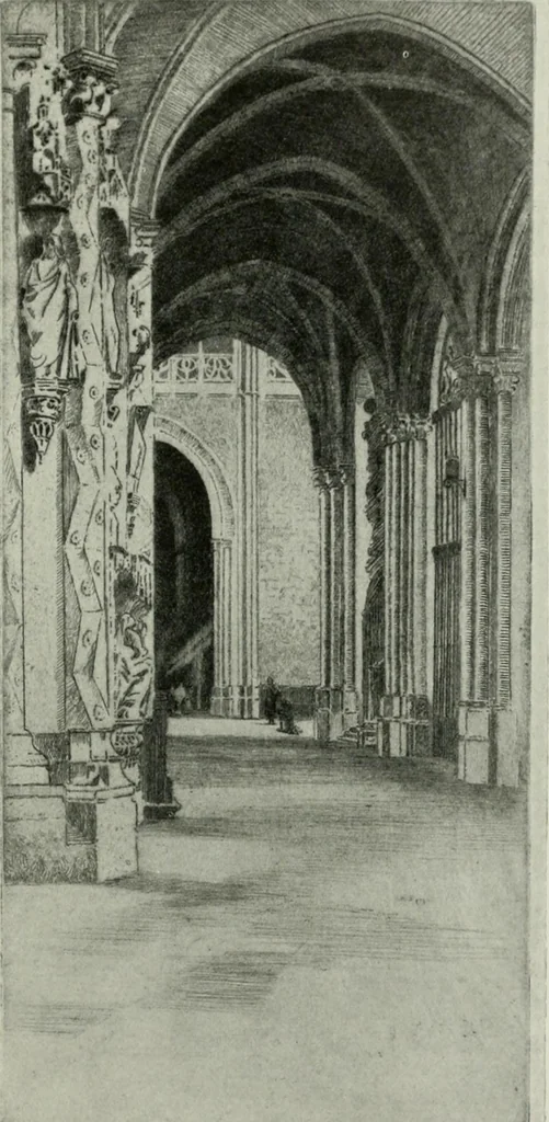 An illustration from Studio international, 1893, leaf 108