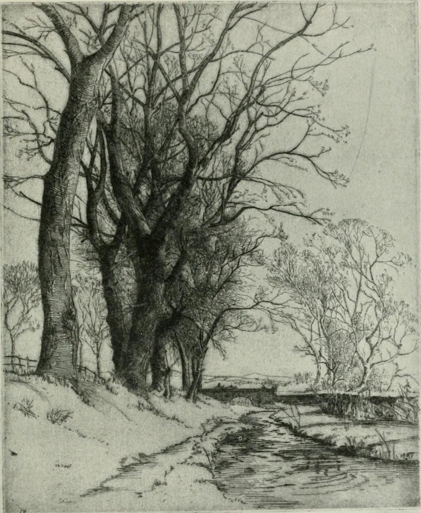 An illustration from Studio international, 1893, leaf 110