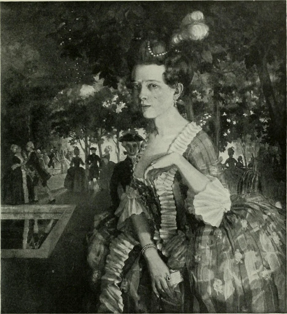 An illustration from Studio international, 1893, leaf 114