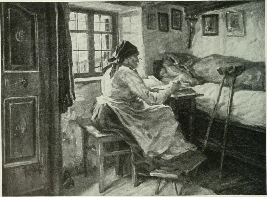 An illustration from Studio international, 1893, leaf 163