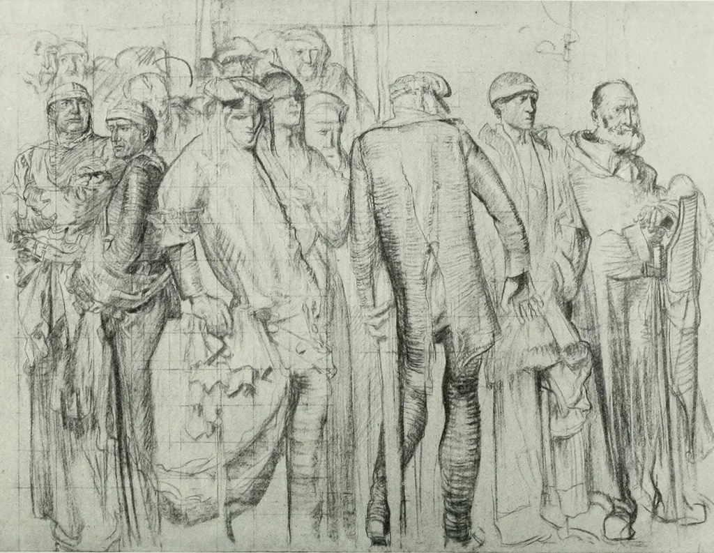 An illustration from Studio international, 1893, leaf 183