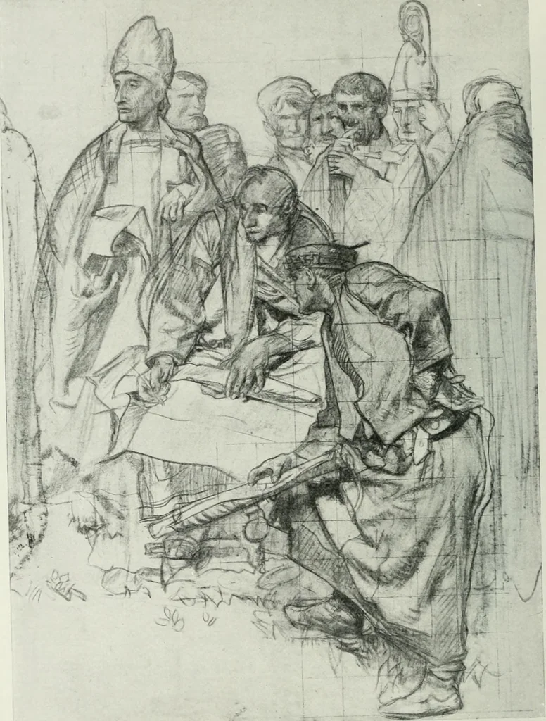 An illustration from Studio international, 1893, leaf 185