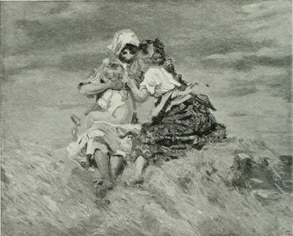 An illustration from Studio international, 1893, leaf 189