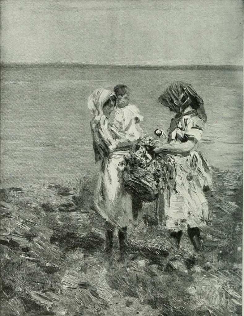 An illustration from Studio international, 1893, leaf 195