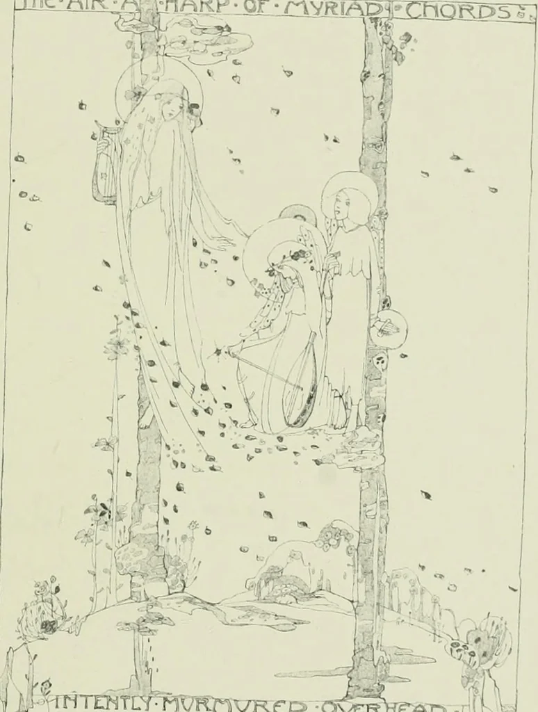 An illustration from Studio international, 1893, leaf 200
