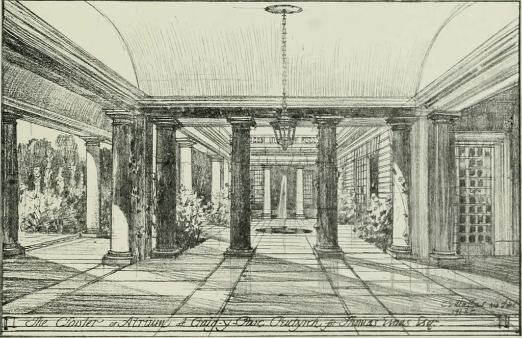 An illustration from Studio international, 1893, leaf 222