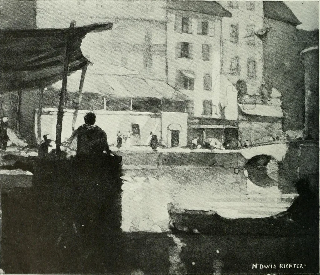 An illustration from Studio international, 1893, leaf 231