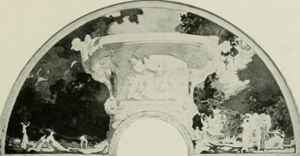 An illustration from Studio international, 1893, leaf 232