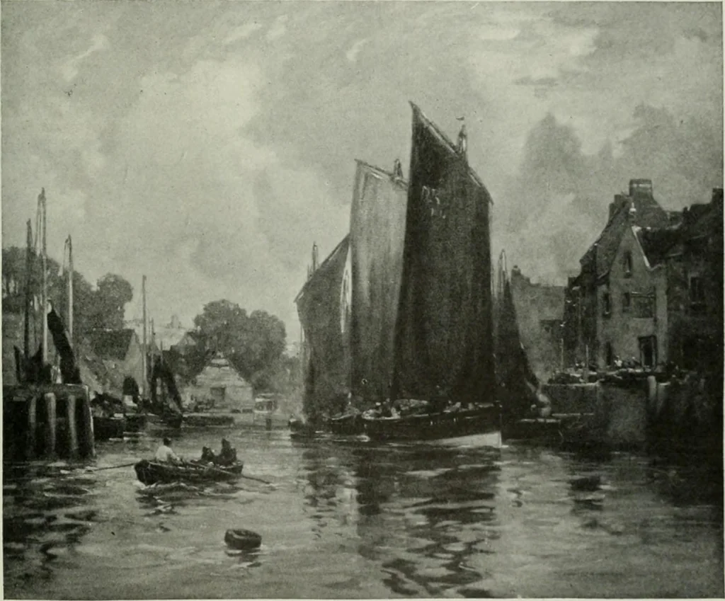 An illustration from Studio international, 1893, leaf 24