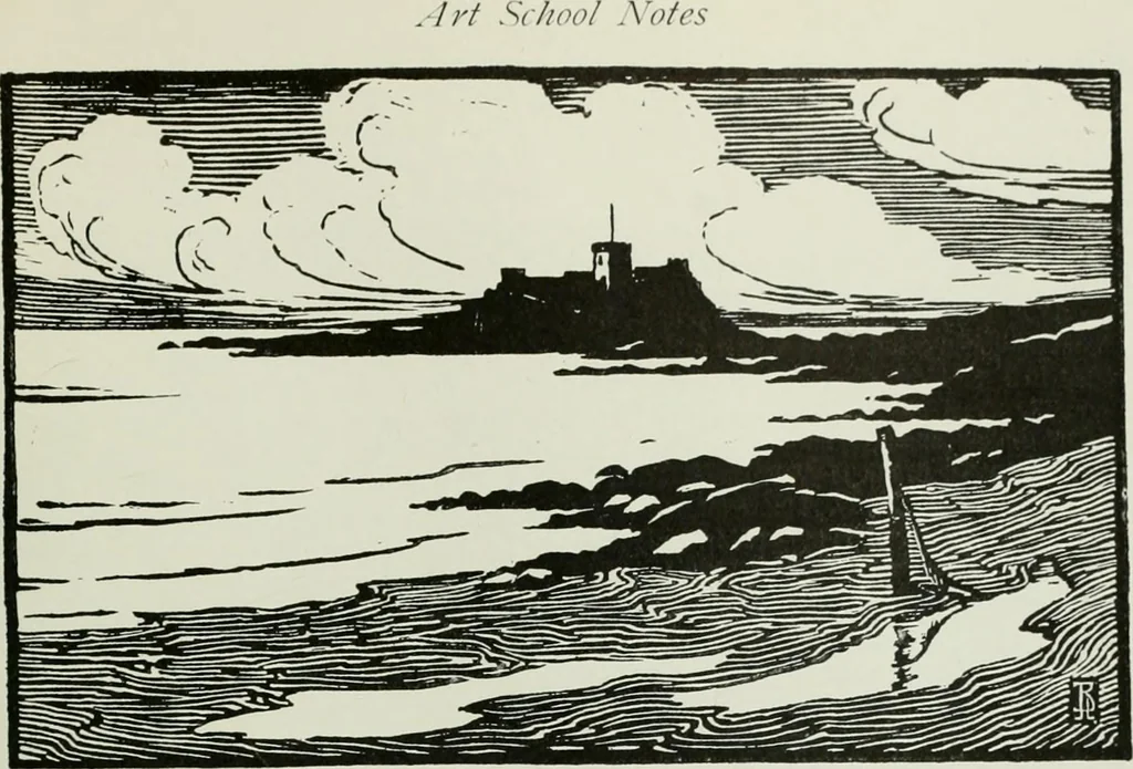 An illustration from Studio international, 1893, leaf 246