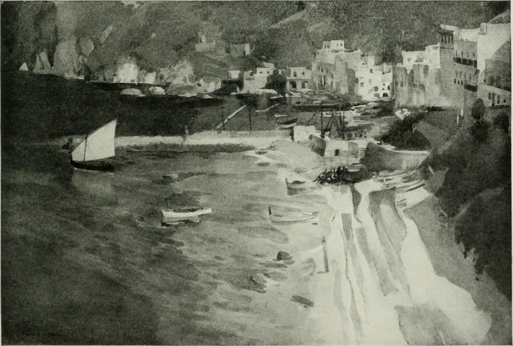 An illustration from Studio international, 1893, leaf 266